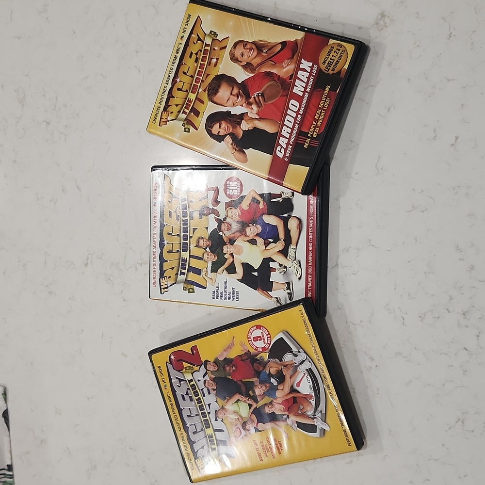 Set of 3! Biggest Loser Workout DVDs